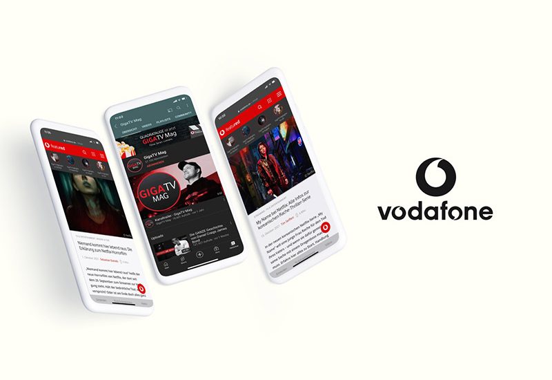 Exemplarische Screenshots: Artikelseiten von Vodafone Featured und Youtube Kanal Giga TV Mag.